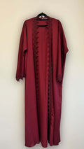 Scarlet Lace Abaya - 3 piece set